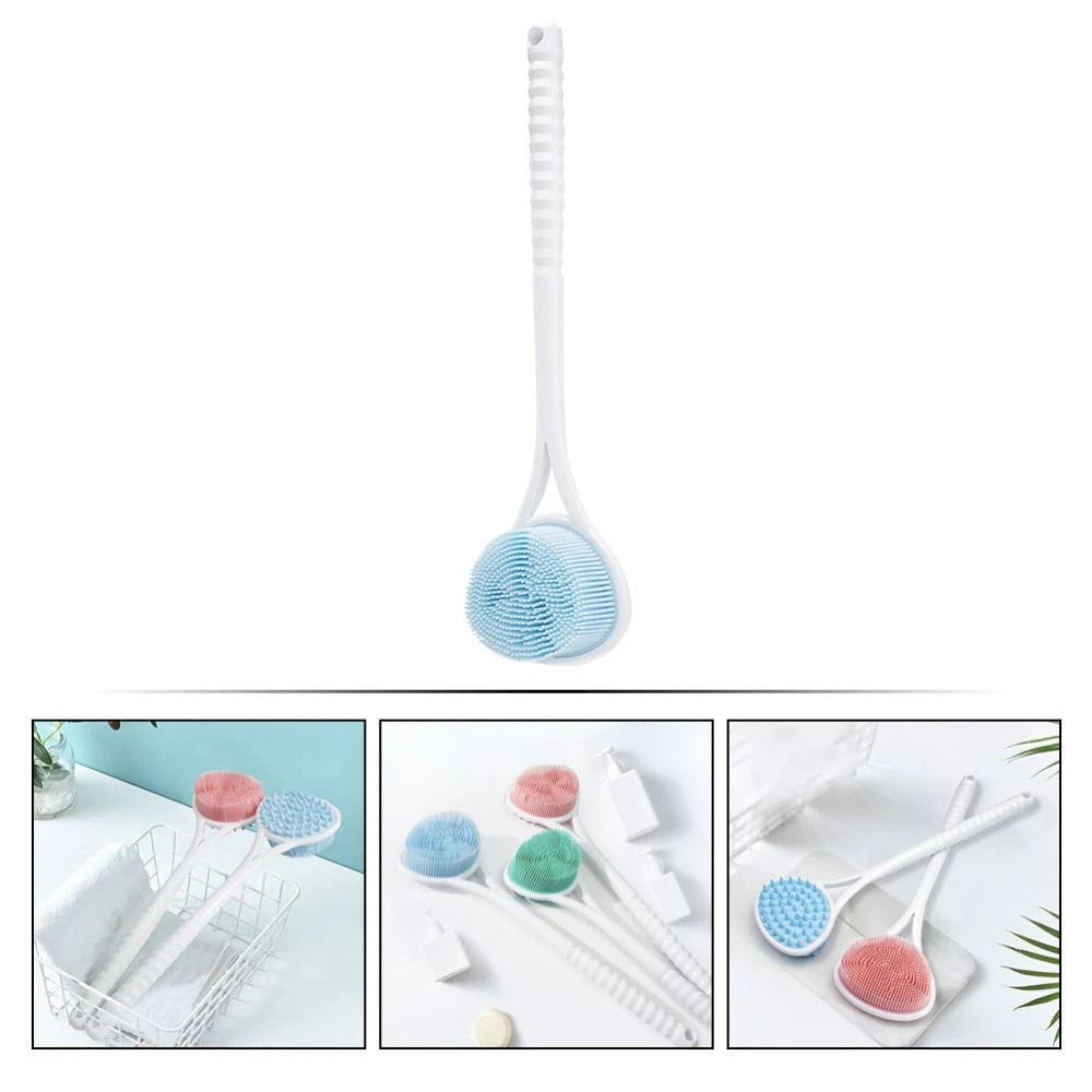 Silicone Bath Brush Man Women's Body Exfoliator Scrubber Exfoliating Back