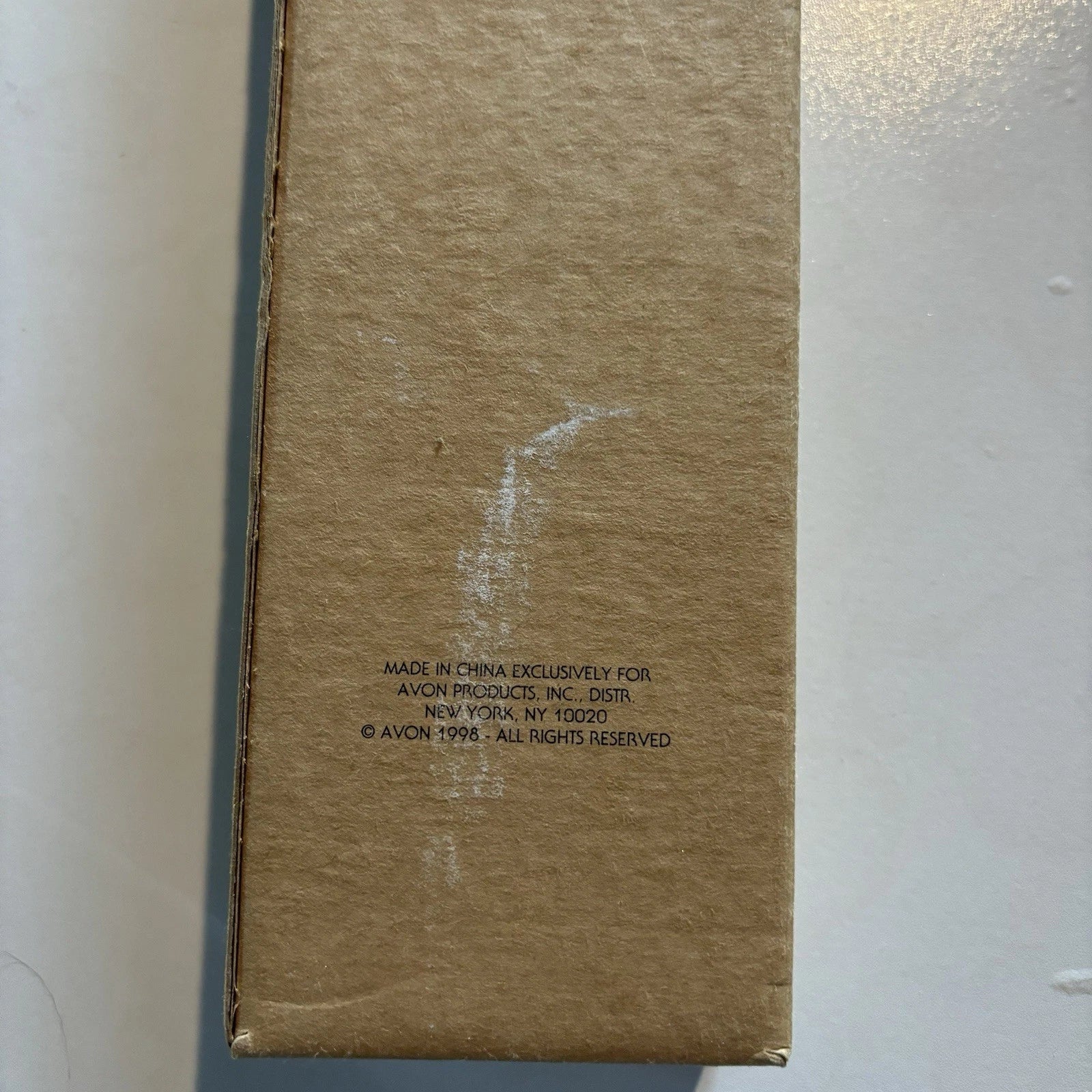 Vintage 1998 AVON The Wood Bath & Shower Brush Original Box NEW Exfoliating