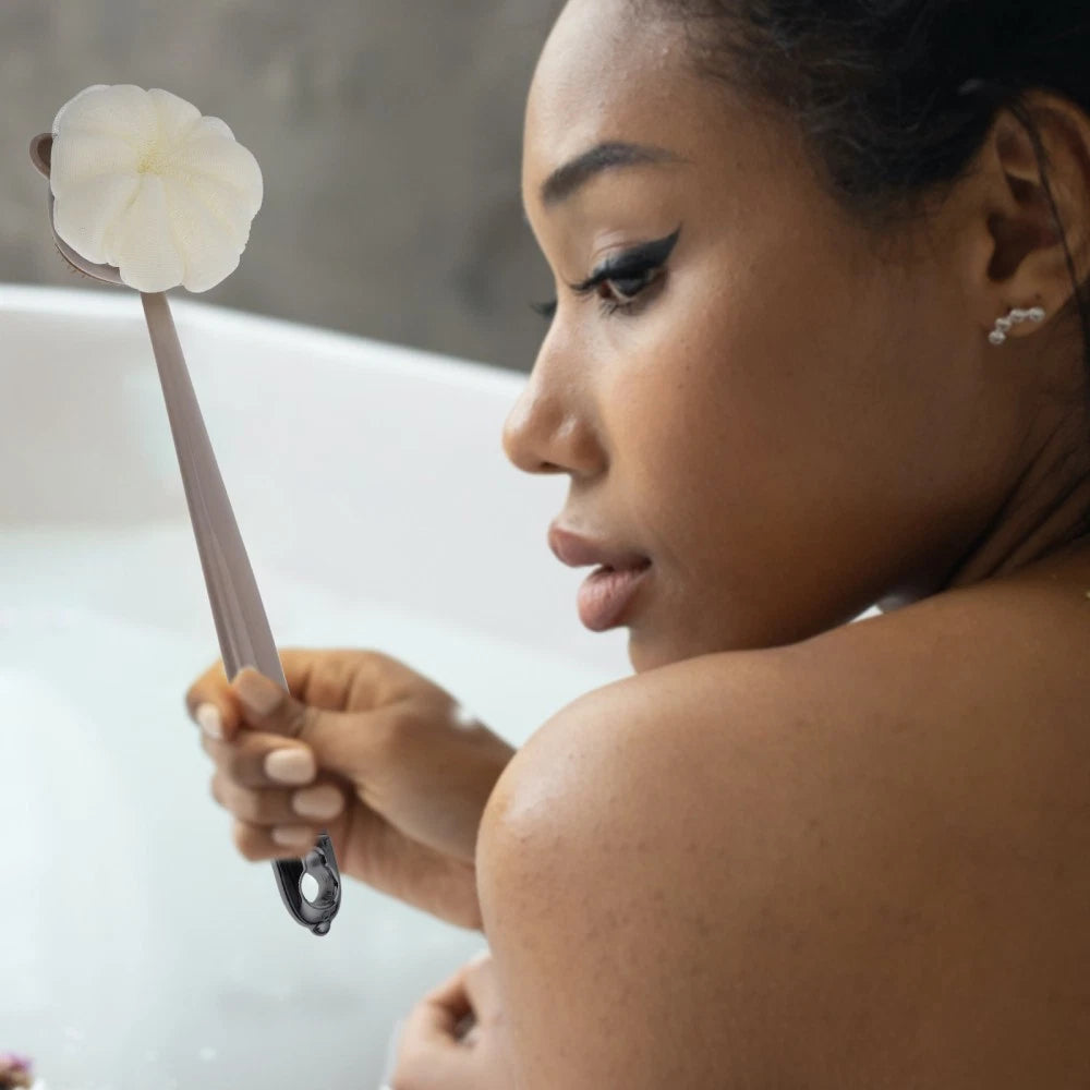 Scrub Brush Body Shower for Cleaning Bathroom Scrubber with Long Handle Back