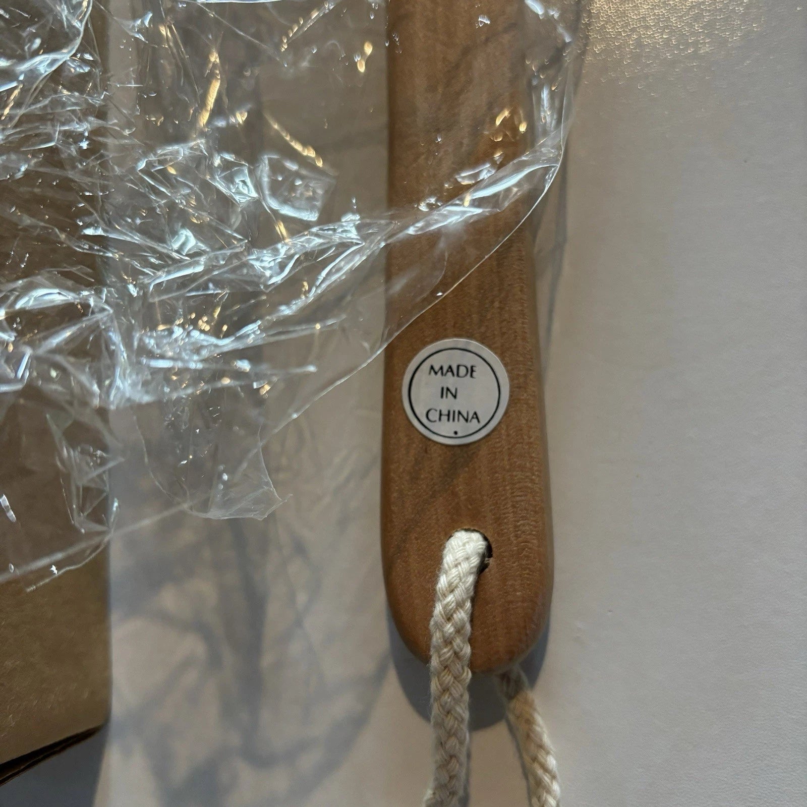 Vintage 1998 AVON The Wood Bath & Shower Brush Original Box NEW Exfoliating