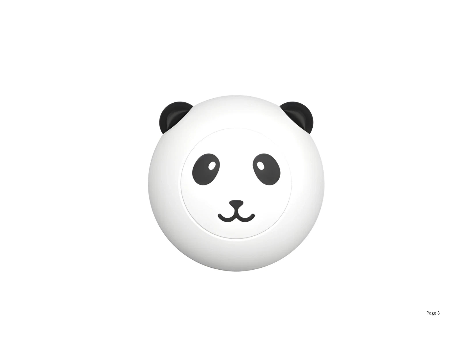 NEW Silicone Pet Bath Brush Soft Bristled Cat & Dog Shower Massage Brush Panda.