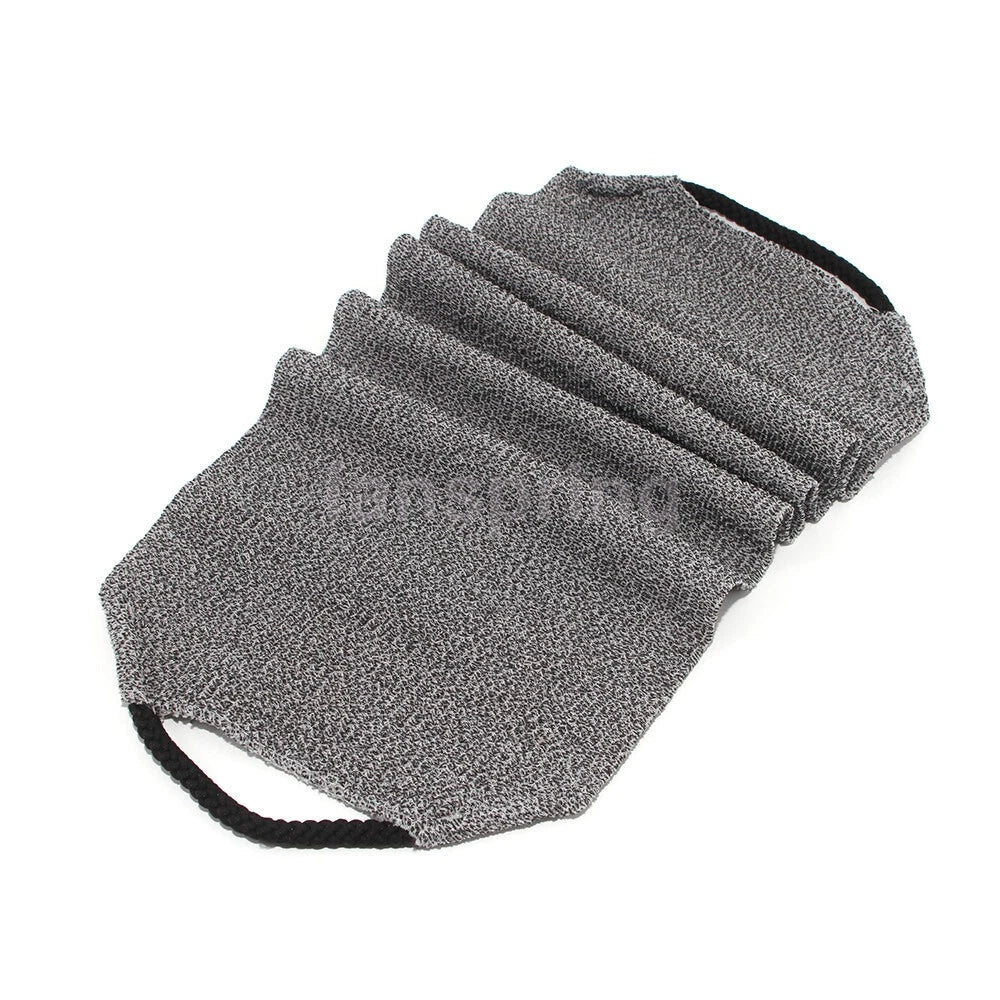 Skin Exfoliating Shower Back Scrubber Cloth Bath Towel Body Brush Cleaning Strip