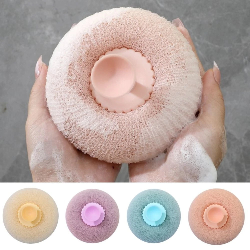 New Sunflower Suction Cup Bath Ball Scrubber Massage Bath Scrub Mud Rub Back