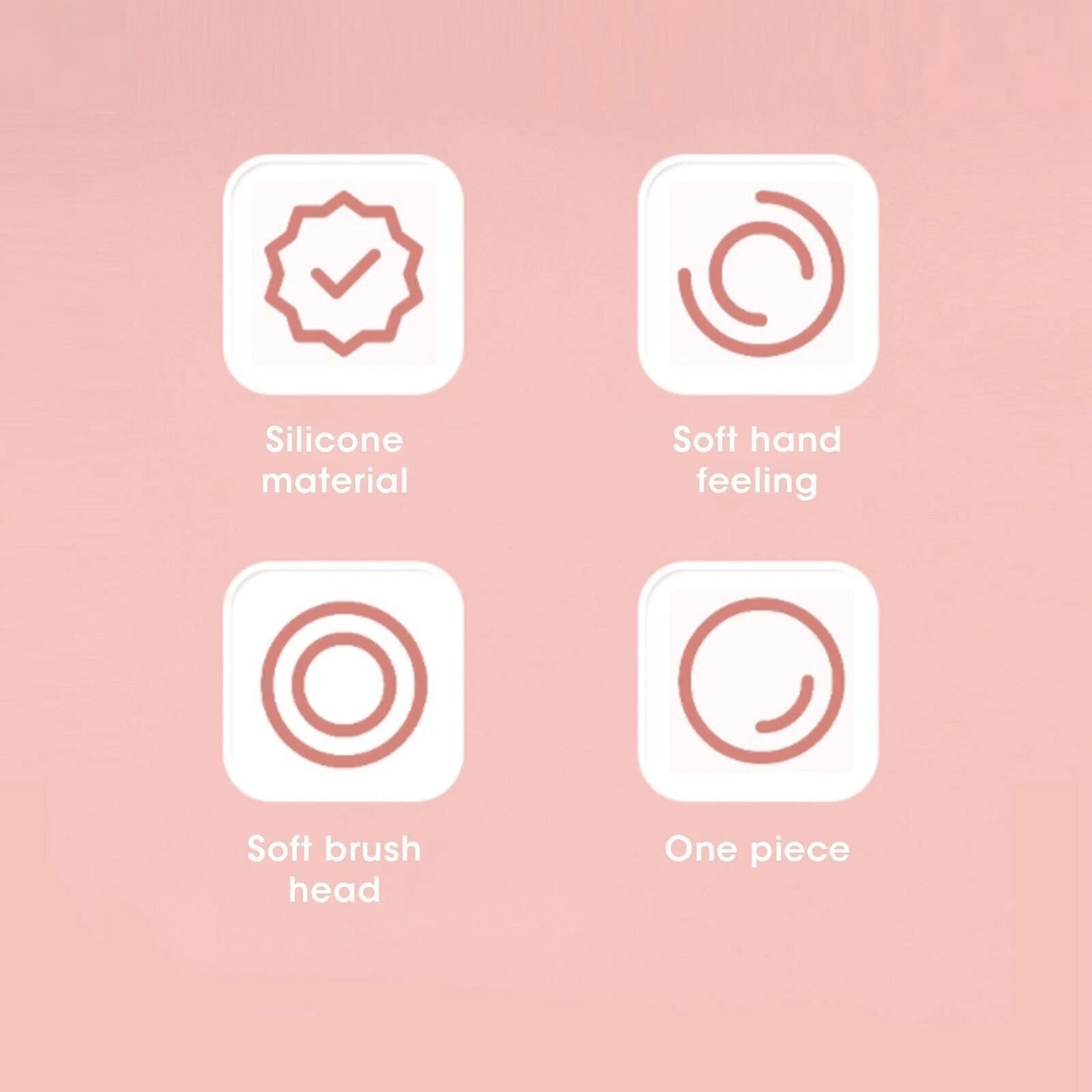 Silicone Body Exfoliating Brush Baby Bath Massage Brush Shower Scalp Scrubber