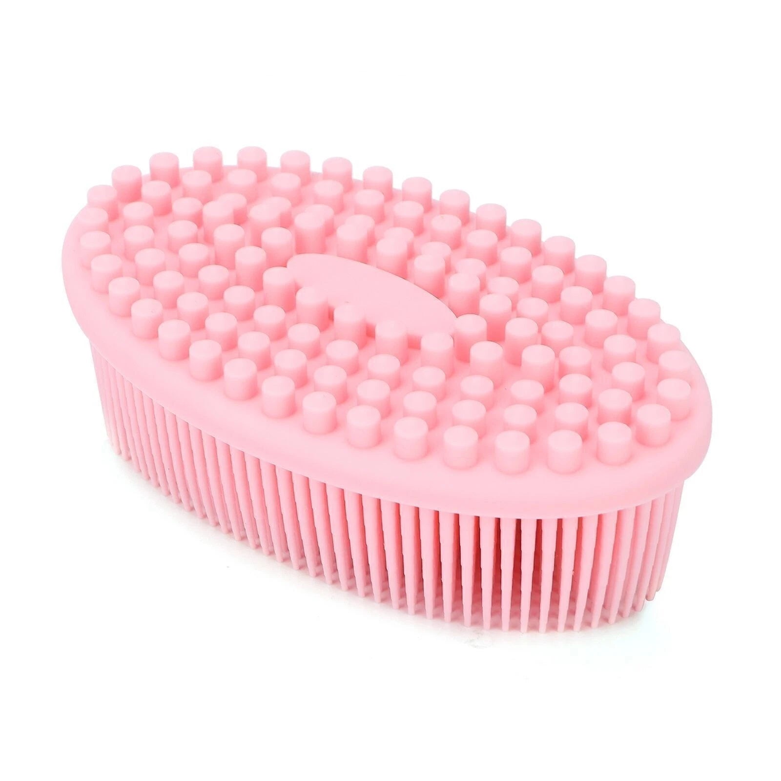 Silicone Body Exfoliating Brush Baby Bath Massage Brush Shower Scalp Scrubber