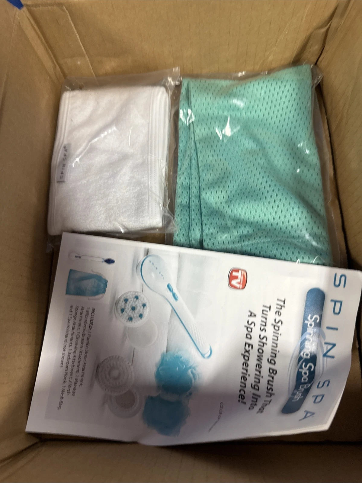 Spin Spa 'The Spinning Spa Brush' Body Brush ( 8 Parts) “As Seen On TV”