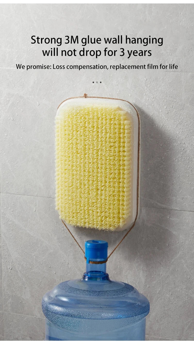 Scrubber Wall Mounted Body Brush Back Shower Large Exfoliating Rub Bathroom Pad