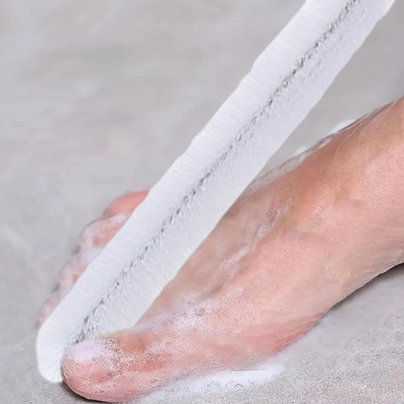 Toe Cleaning Brush 39CM Foot Scrubber In Shower With Long Handle Scrubber Brush