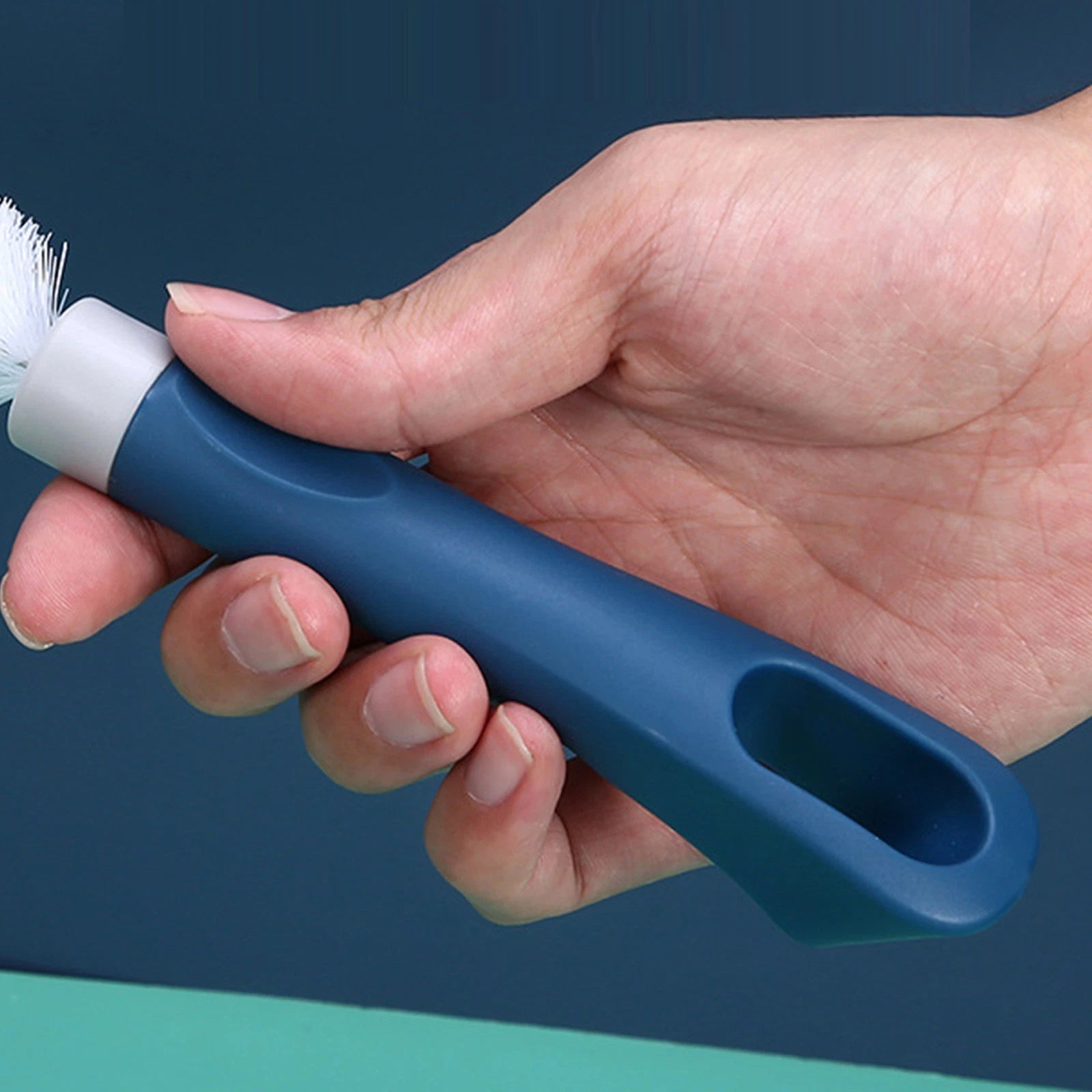 Toe Cleaning Brush 39CM Foot Scrubber In Shower With Long Handle Scrubber Brush