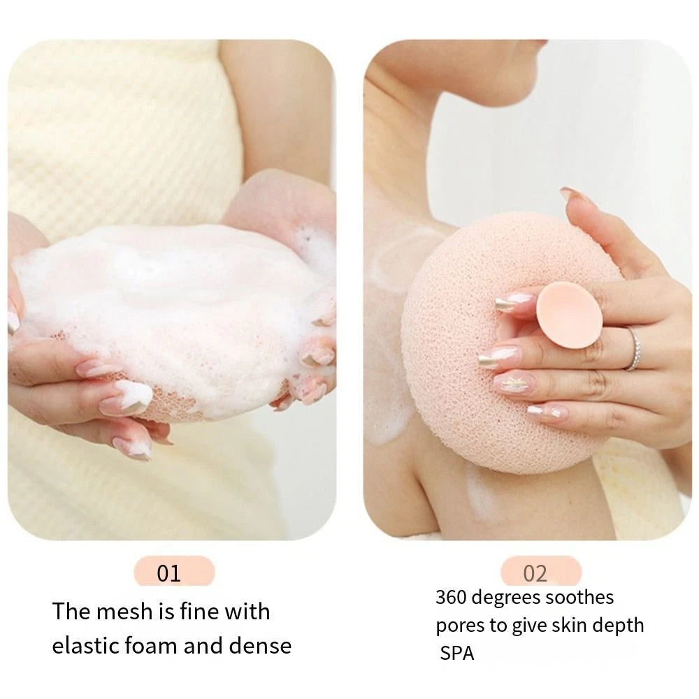 New Sunflower Suction Cup Bath Ball Scrubber Massage Bath Scrub Mud Rub Back