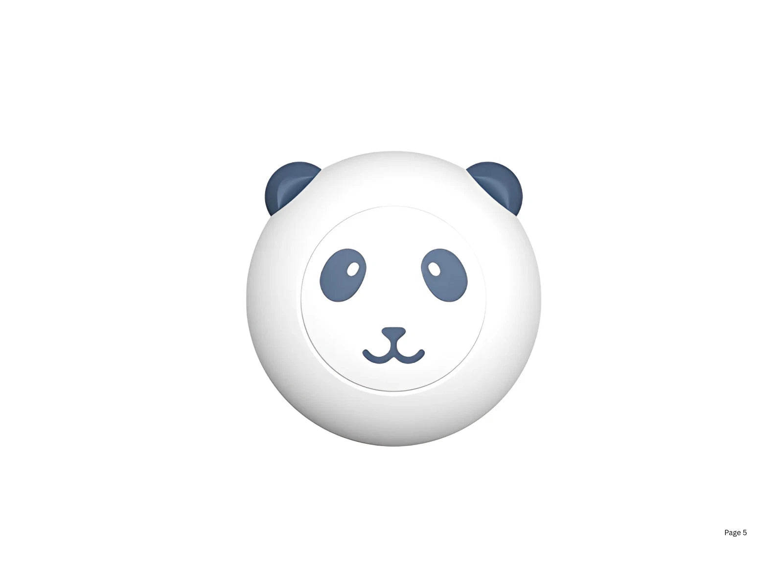 NEW Silicone Pet Bath Brush Soft Bristled Cat & Dog Shower Massage Brush Panda.