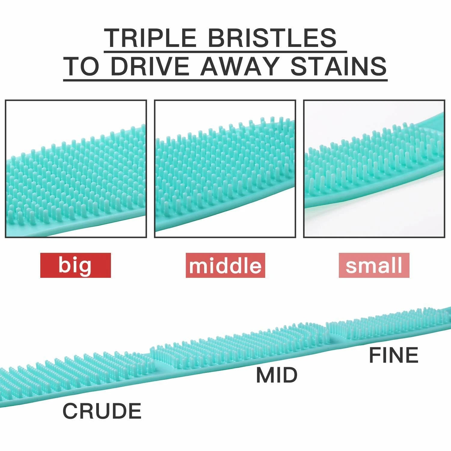 Silicone Body Scrubber Shower Bath Body Brush for Men Women Washer Exfoliating