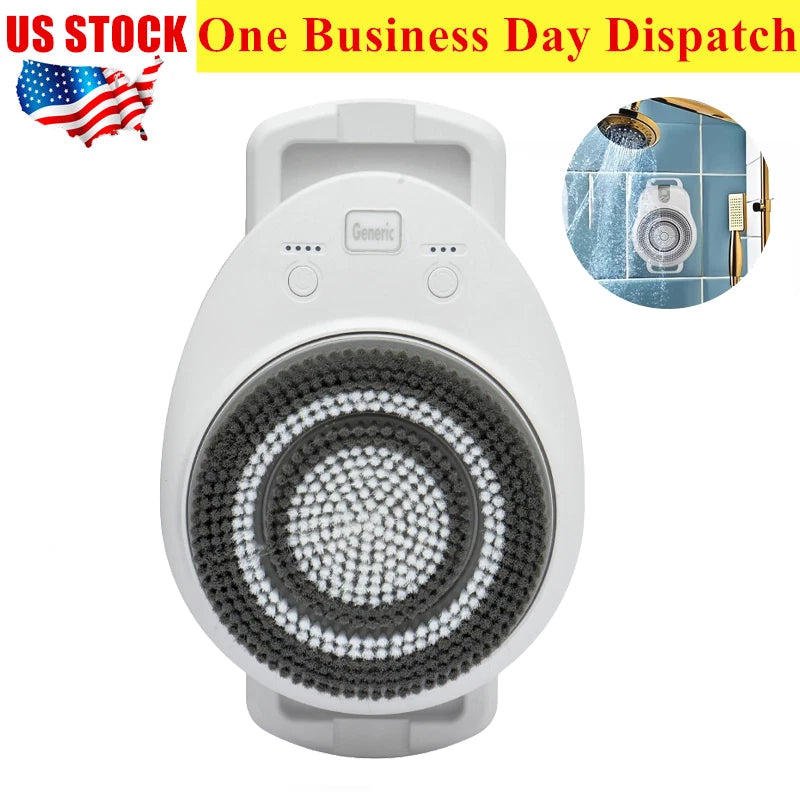 Wall Mounted Back Scrubber Electric Bath Brush 360° Automatic Bathing Machine