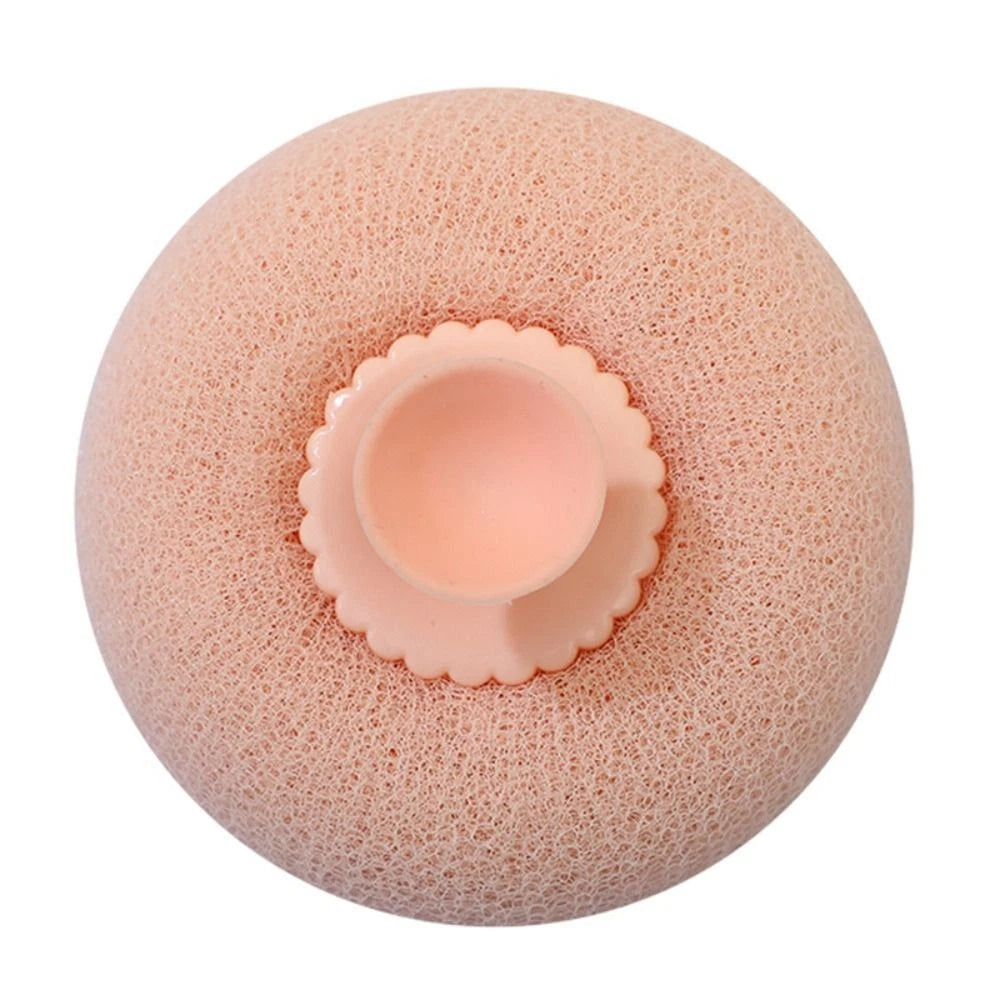 New Sunflower Suction Cup Bath Ball Scrubber Massage Bath Scrub Mud Rub Back