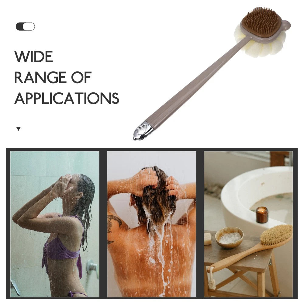 Scrub Brush Body Shower for Cleaning Bathroom Scrubber with Long Handle Back