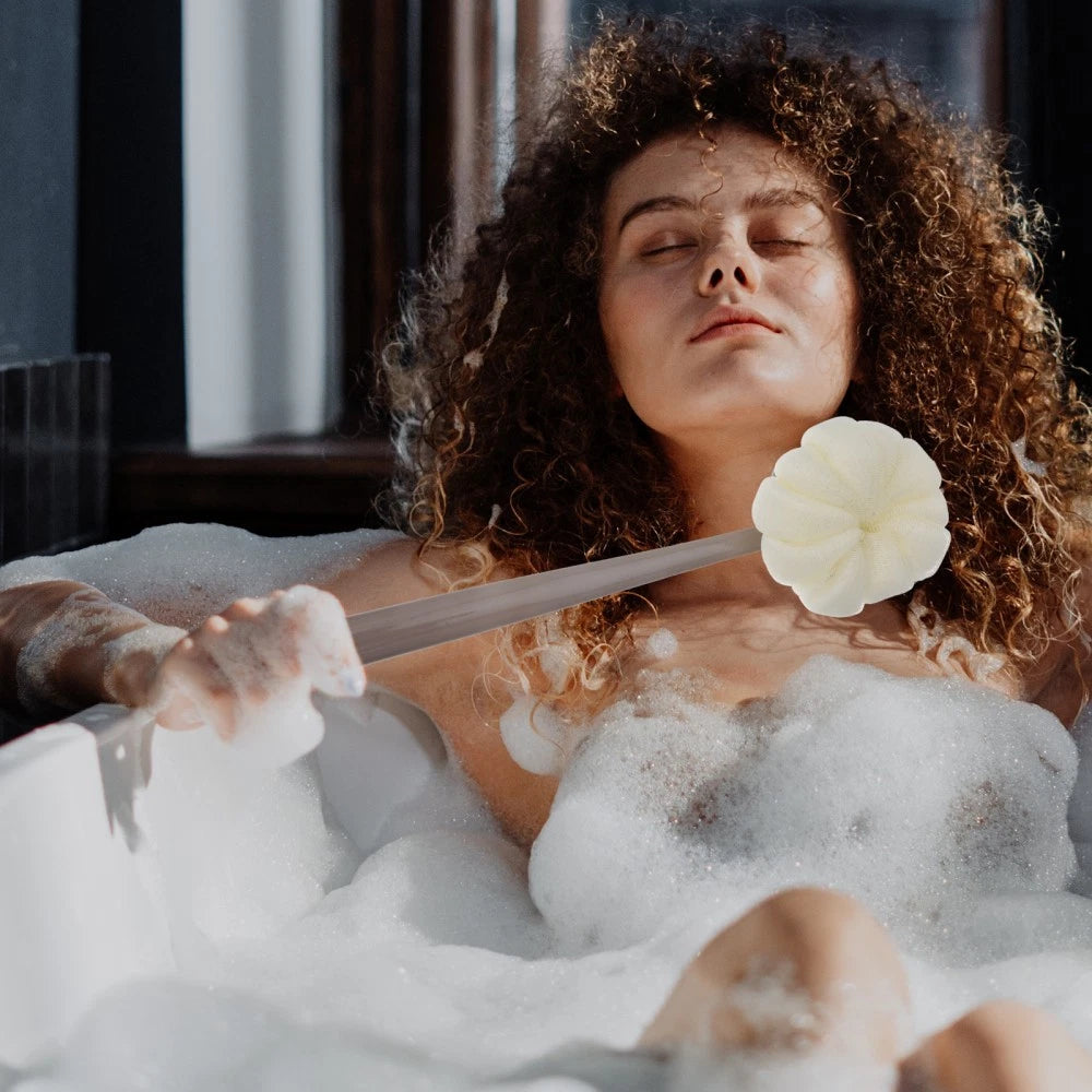 Scrub Brush Body Shower for Cleaning Bathroom Scrubber with Long Handle Back