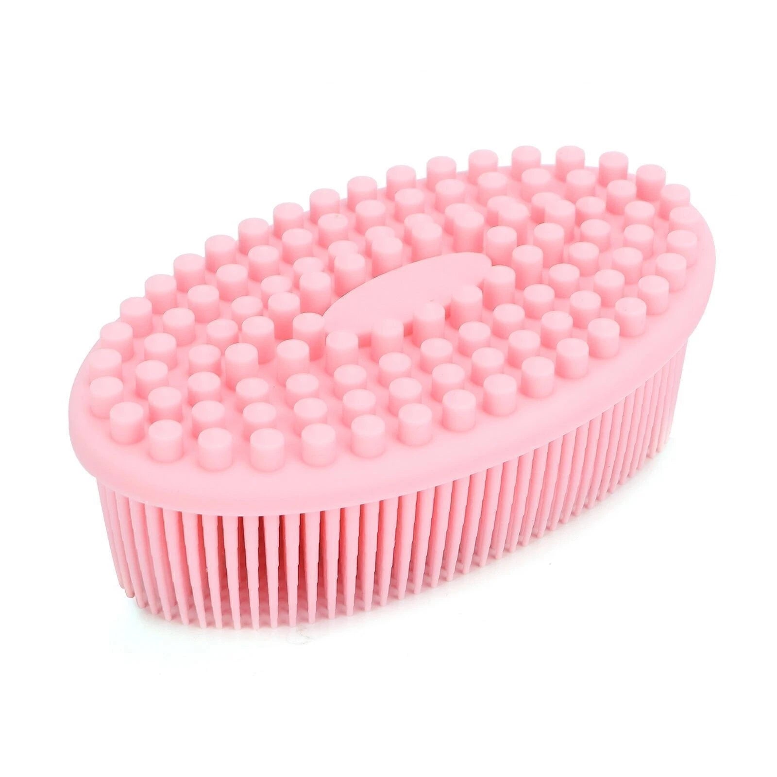 Silicone Body Exfoliating Brush Baby Bath Massage Brush Shower Scalp Scrubber