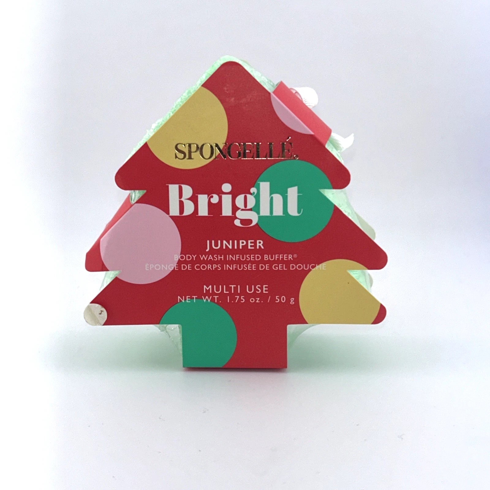 Spongelle Body Wash Infused Buffer (Juniper) 1.75oz / 50g Sealed