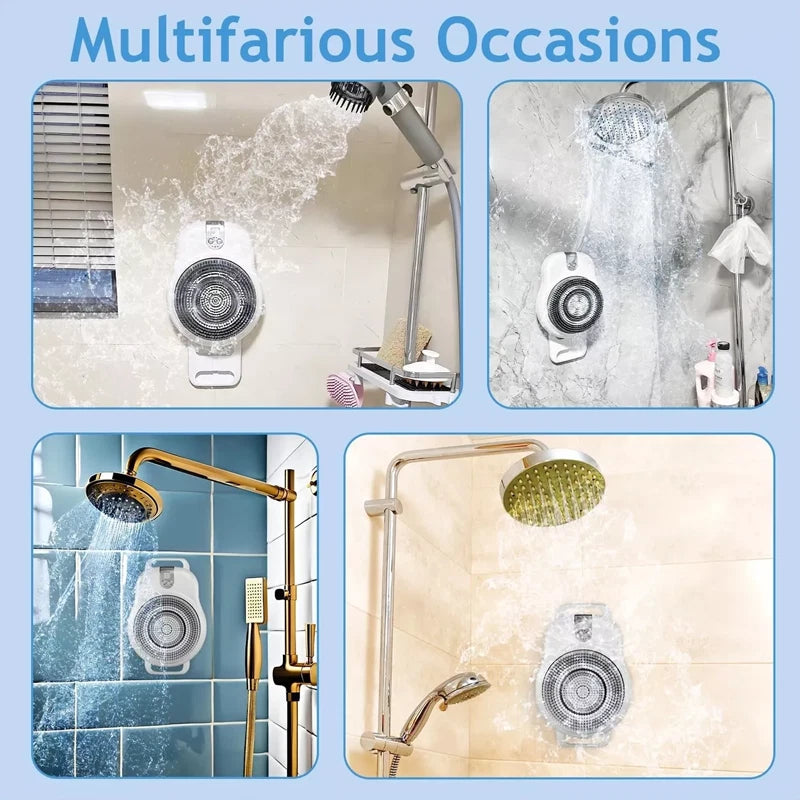 Wall Mounted Back Scrubber Electric Bath Brush 360° Automatic Bathing Machine