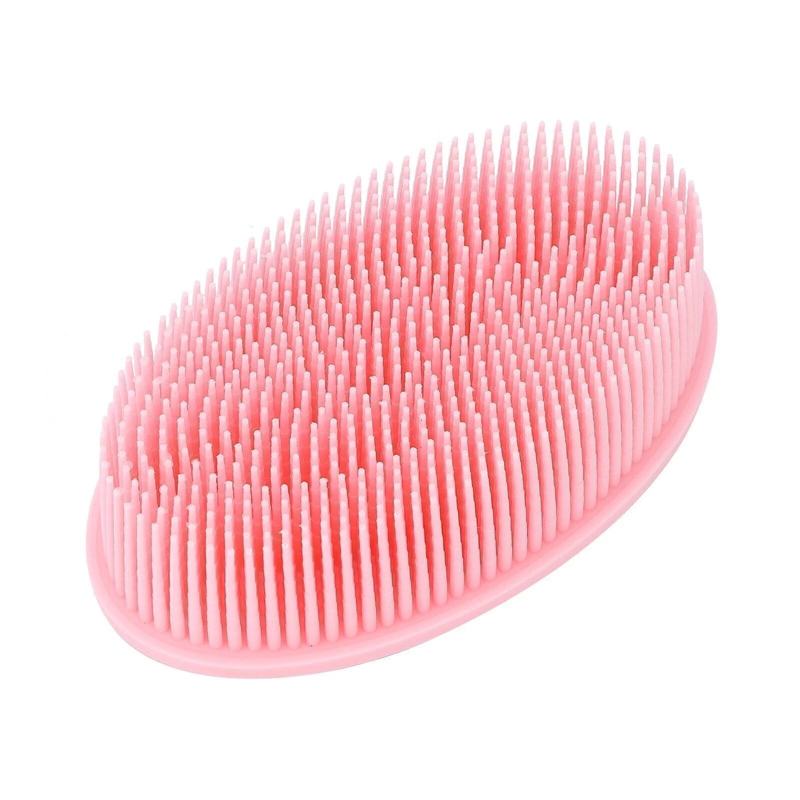 Silicone Body Exfoliating Brush Baby Bath Massage Brush Shower Scalp Scrubber