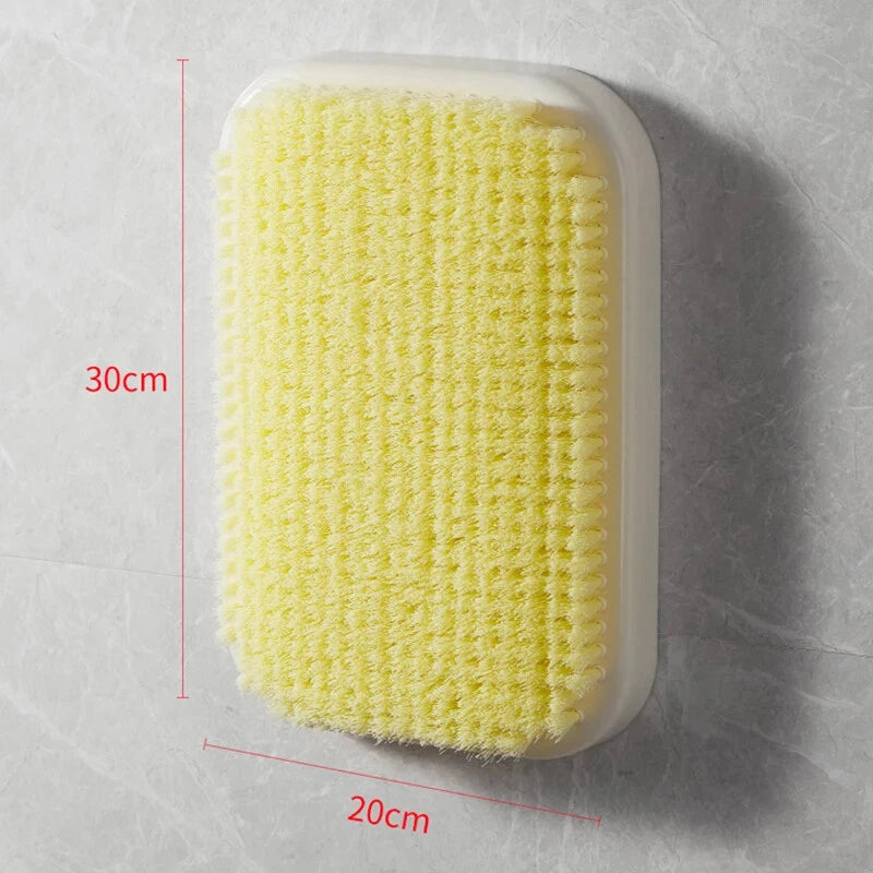 Scrubber Wall Mounted Body Brush Back Shower Large Exfoliating Rub Bathroom Pad