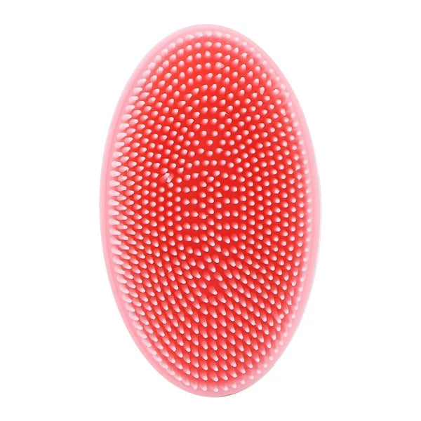 Silicone Body Exfoliating Brush Baby Bath Massage Brush Shower Scalp Scrubber