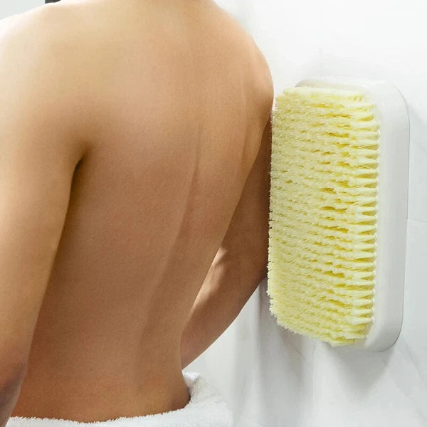 Scrubber Wall Mounted Body Brush Back Shower Large Exfoliating Rub Bathroom Pad
