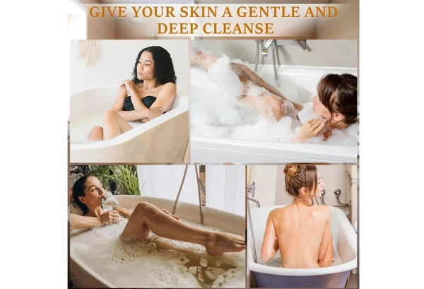 Natural Loofah Back Scrubber - Exfoliating Shower Sponge (1PC)