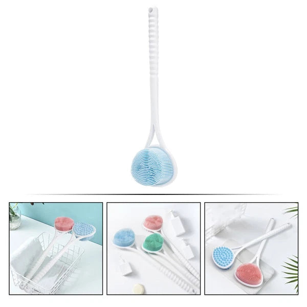 Silicone Bath Brush Man Women's Body Exfoliator Scrubber Exfoliating Back