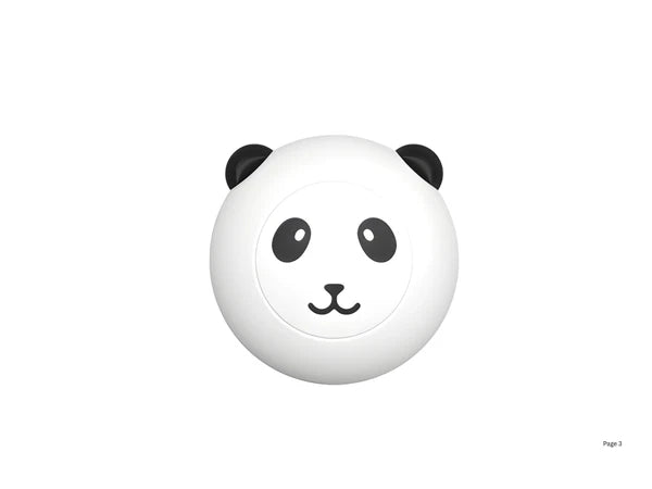 NEW Silicone Pet Bath Brush Soft Bristled Cat & Dog Shower Massage Brush Panda.