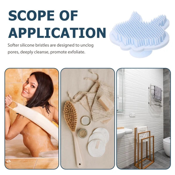 Silicone Bath Child Exfoliator Exfoliating Body Scrubber