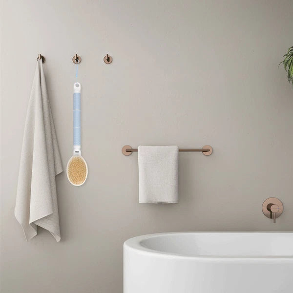 Telescopic Dual-Sided Back Scrubber w/ Long Handle Dual-Sided Bristles for Bath