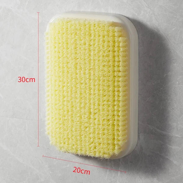 Scrubber Wall Mounted Body Brush Back Shower Large Exfoliating Rub Bathroom Pad