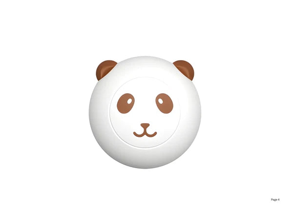 NEW Silicone Pet Bath Brush Soft Bristled Cat & Dog Shower Massage Brush Panda.