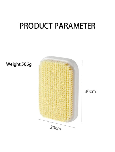 Scrubber Wall Mounted Body Brush Back Shower Large Exfoliating Rub Bathroom Pad
