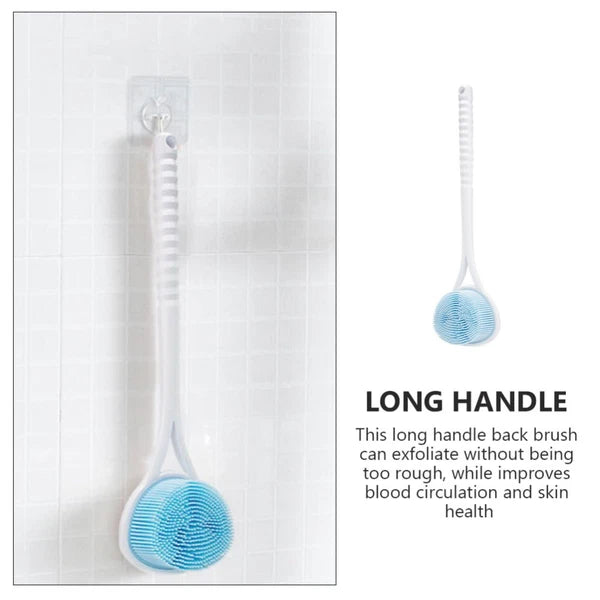 Silicone Bath Brush Man Women's Body Exfoliator Scrubber Exfoliating Back