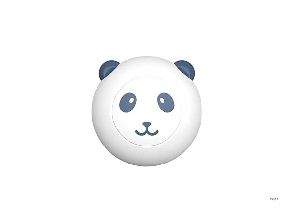 NEW Silicone Pet Bath Brush Soft Bristled Cat & Dog Shower Massage Brush Panda.