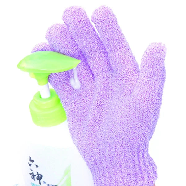 5 Pairs Bath Gloves Hand Body Scrubber Shower Exfoliating Mitten