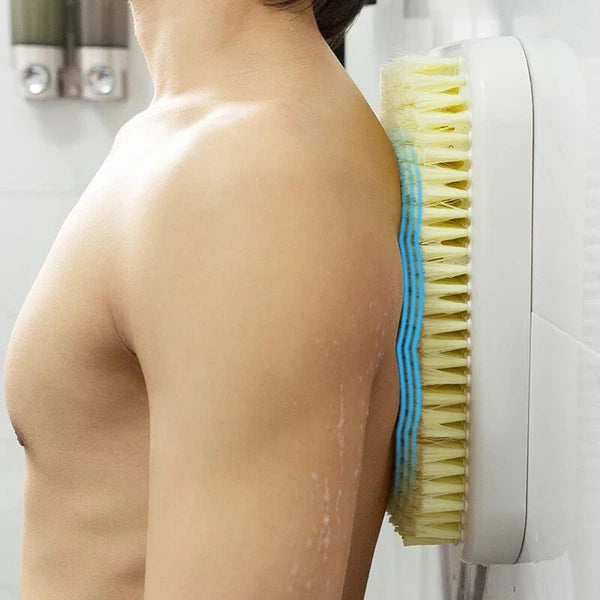 Scrubber Wall Mounted Body Brush Back Shower Large Exfoliating Rub Bathroom Pad