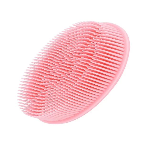 Silicone Body Exfoliating Brush Baby Bath Massage Brush Shower Scalp Scrubber