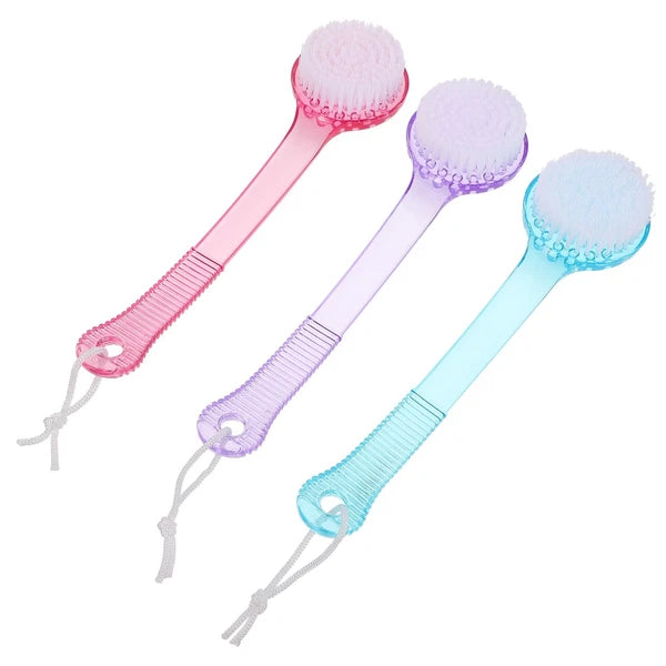 3 Pcs Bath Brush Scrubber for Body Multi-functional Exfoliating Shower Back