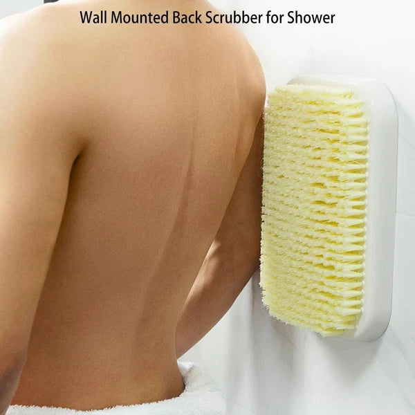 Wall Mounted Back Scrubber for Shower, Large Exfoliating Bath Wash Pad, Hands...