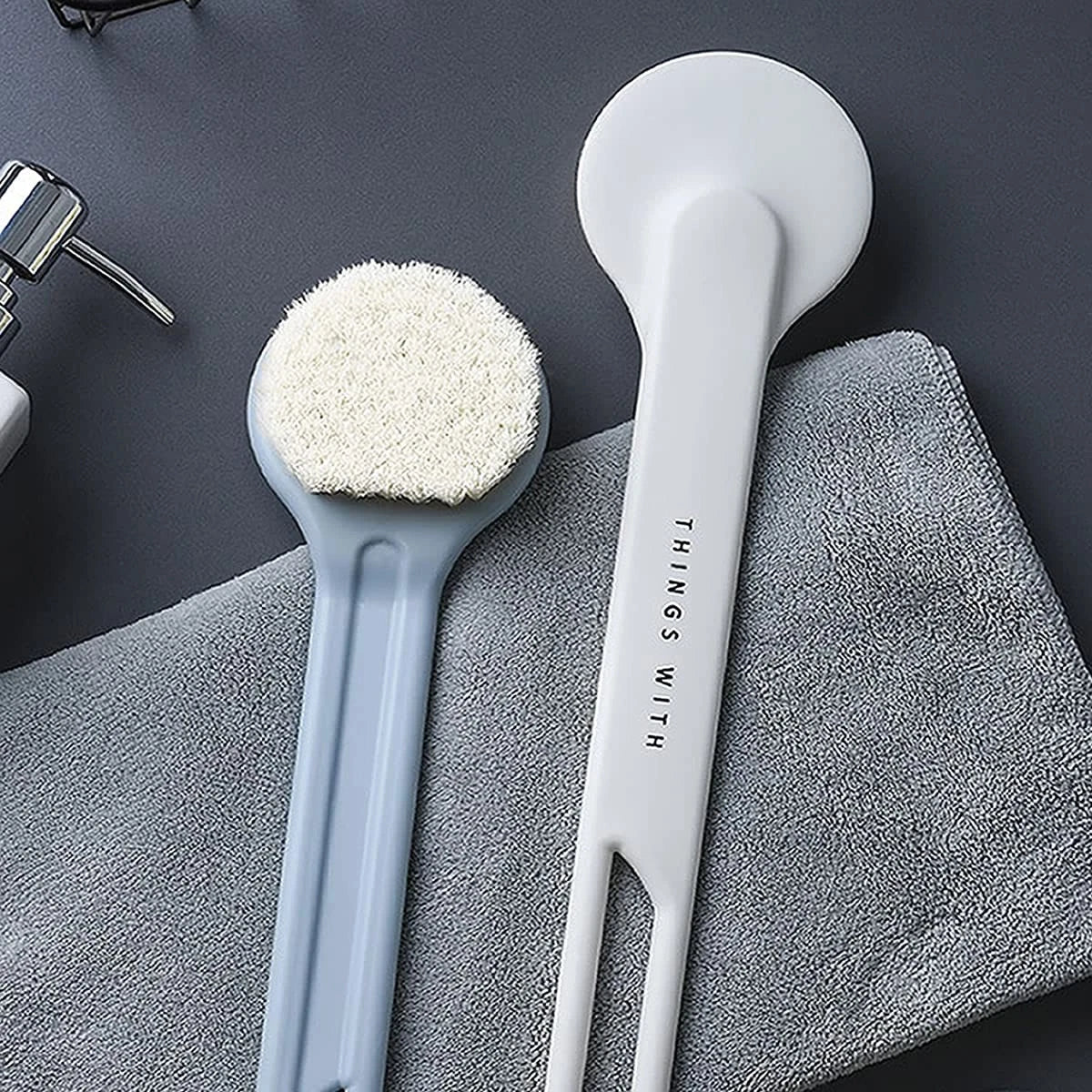 Hysotok Shower Brush Back Scrubber for Shower, Back Brush Long Handle for Sho...