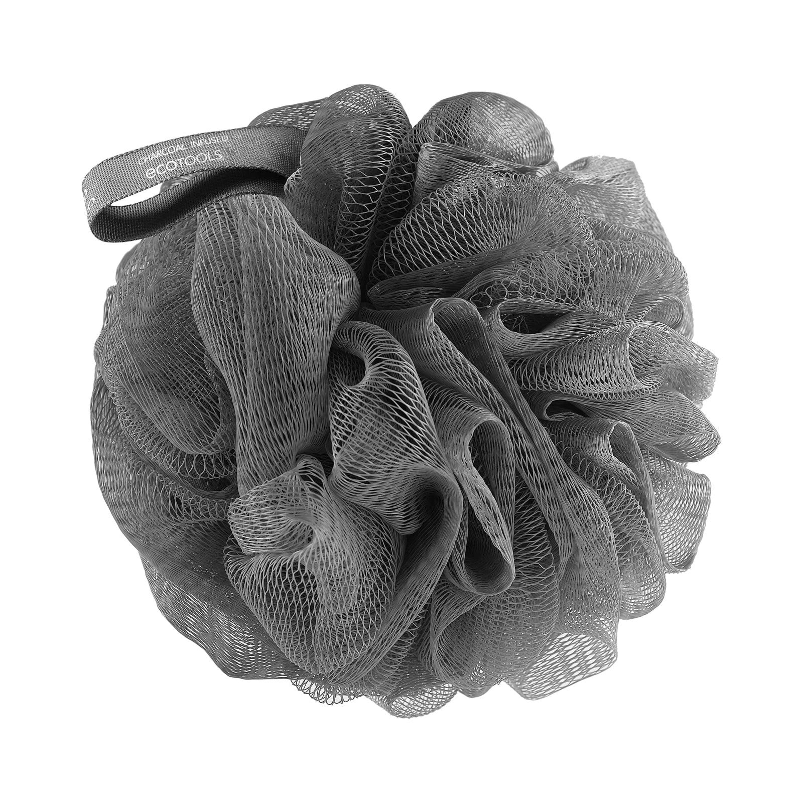 EcoTools Charcoal Bath Sponge, Black Loofah for Body Cleansing & Exfoliating, fo