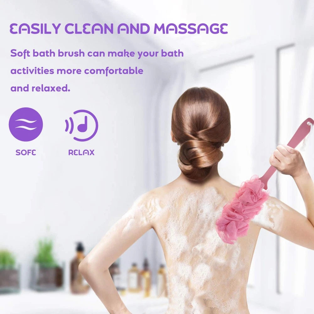 2 Pcs Bath Ball Brush Brushes Body Bathing Tool Back Exfoliating
