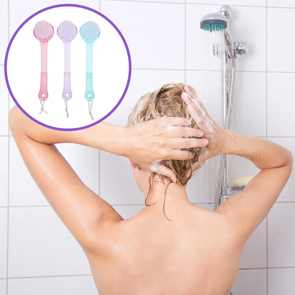 3 Pcs Bath Brush Scrubber for Body Multi-functional Exfoliating Shower Back