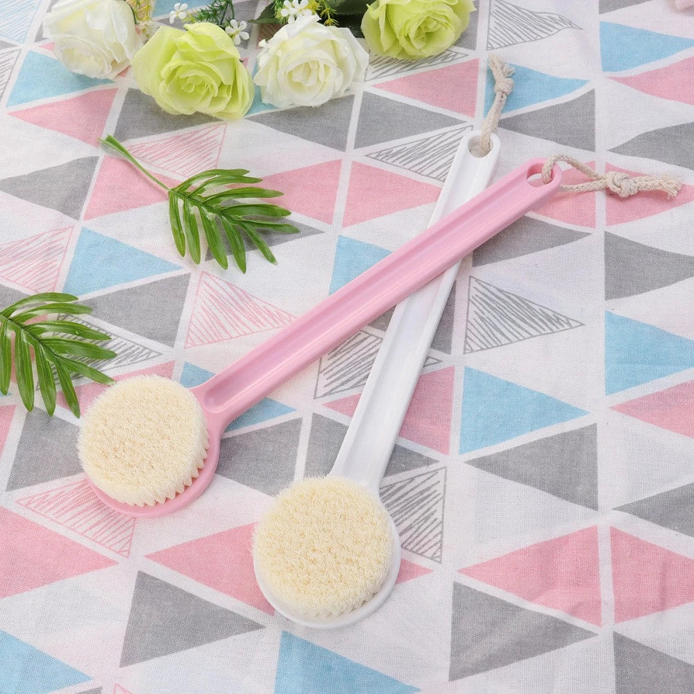 Exfoliating Body Brush Back Scrubber Brush Bristle Bath Brush