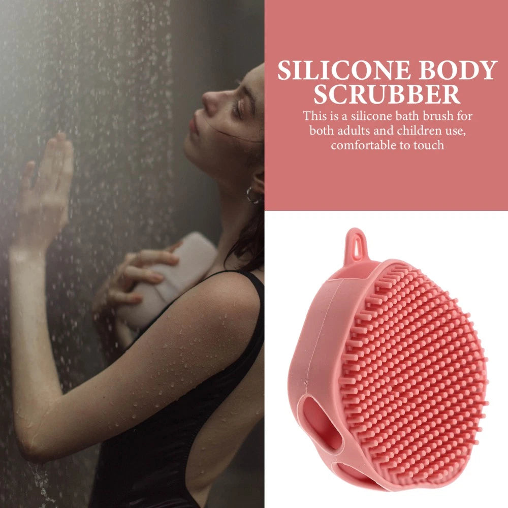 Bath Brush Man Newborn Body Scrubber Exfoliator Exfoliating Silicone