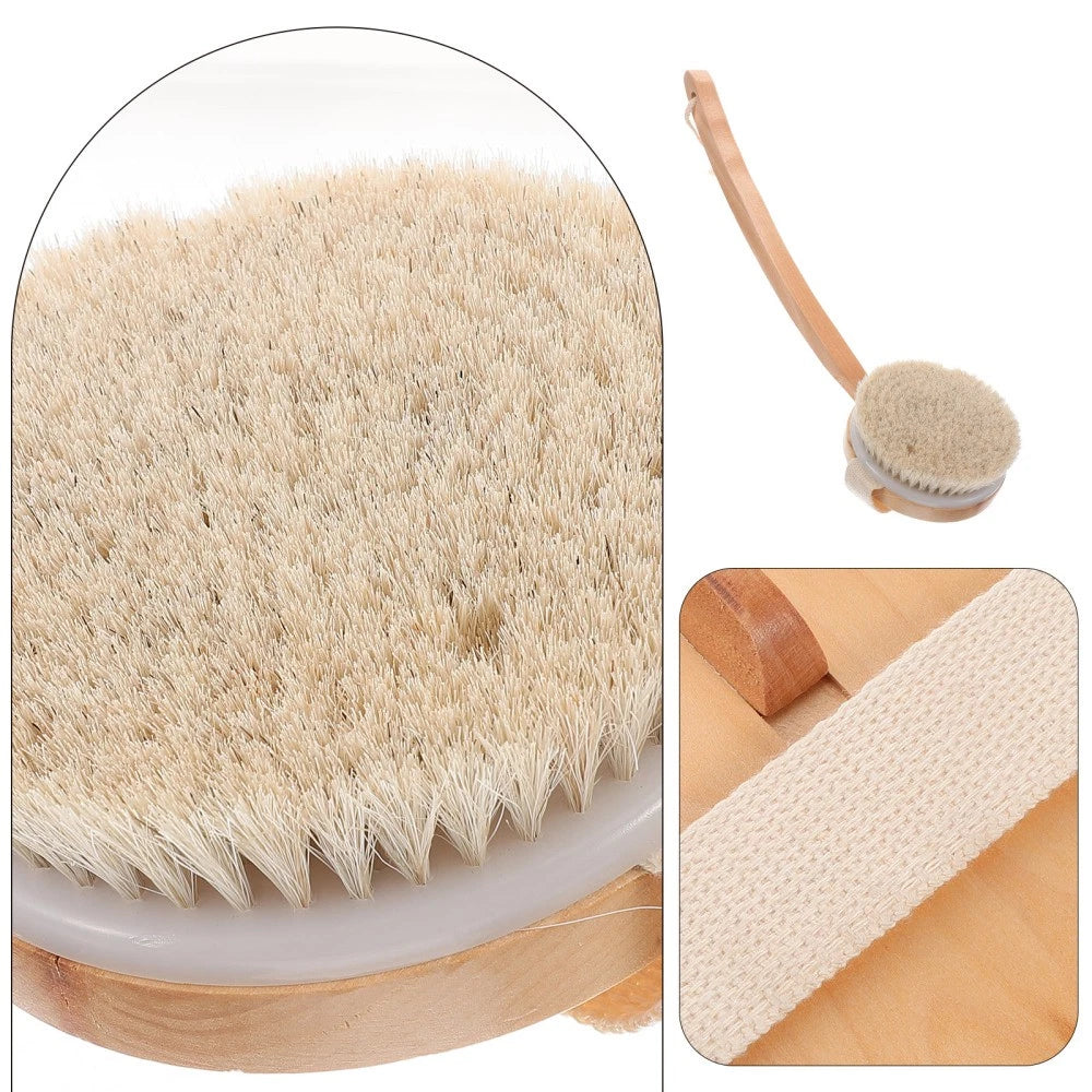 Bath Brush Shower Exfoliator Exfoliating Back Scrub Skin Scruber Scrubber for