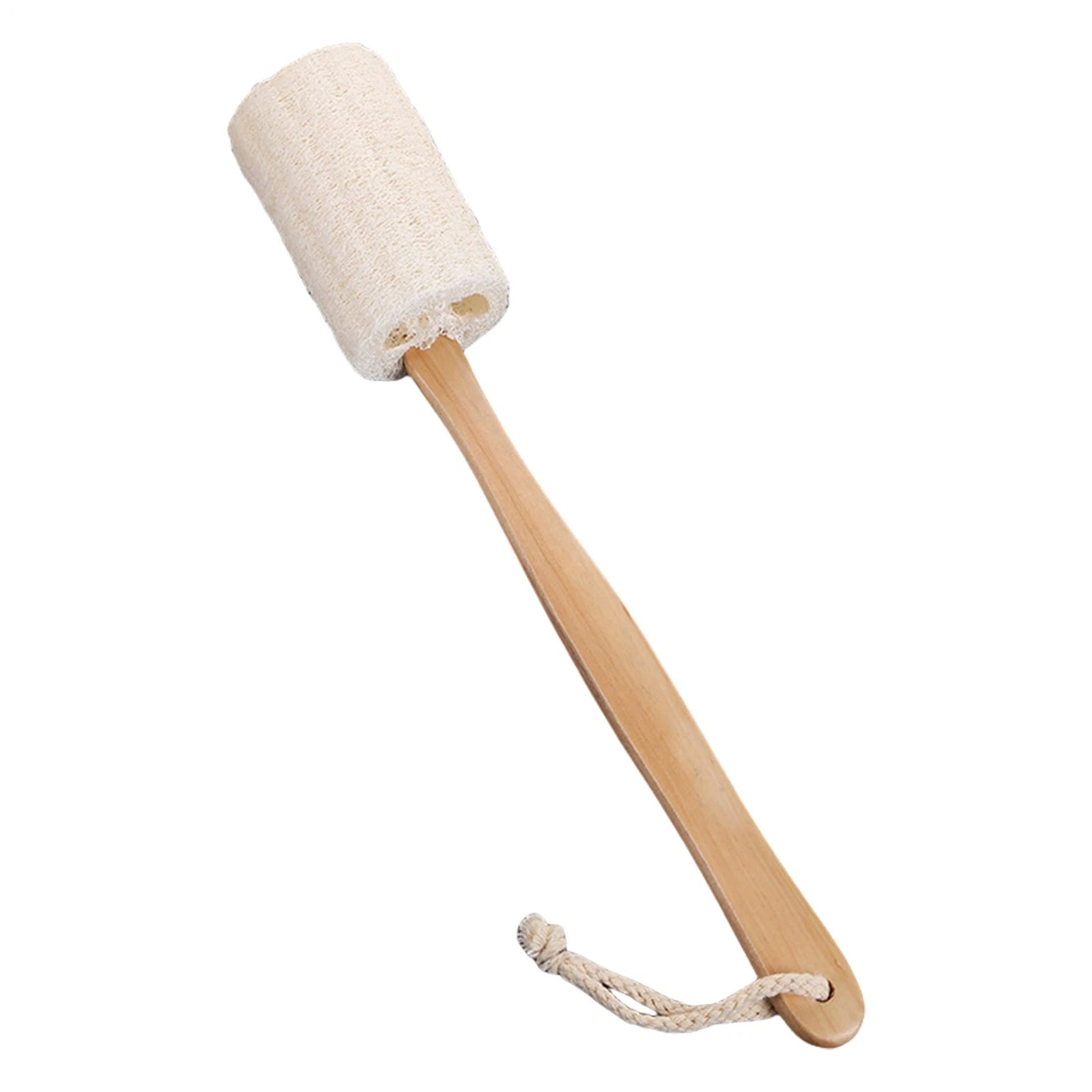 Exfoliating Loofah Brush Back Scrubber Bath Shower Body Massager Wooden Handle